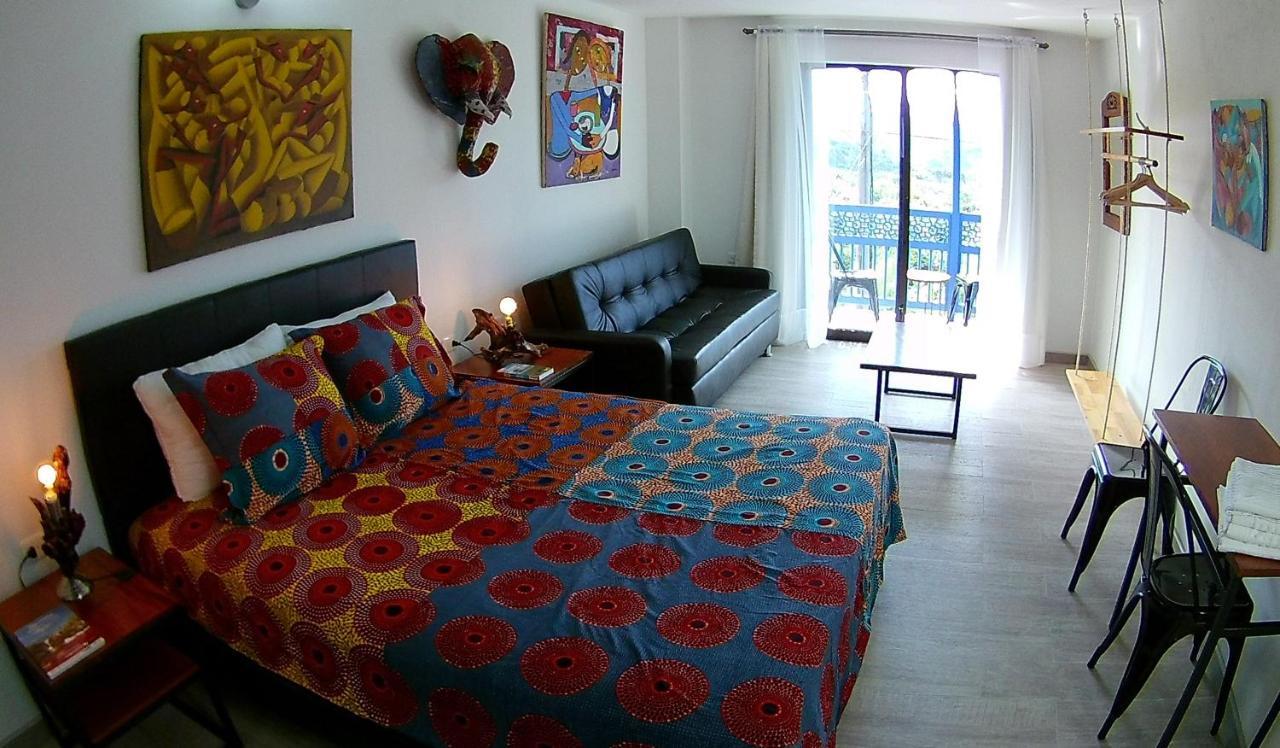Casa Azul La Garrucha Jardín Exterior foto